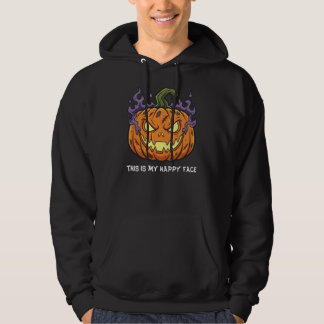 Sudadera Calabaza divertida y sarcástica 'Esta es mi cara f