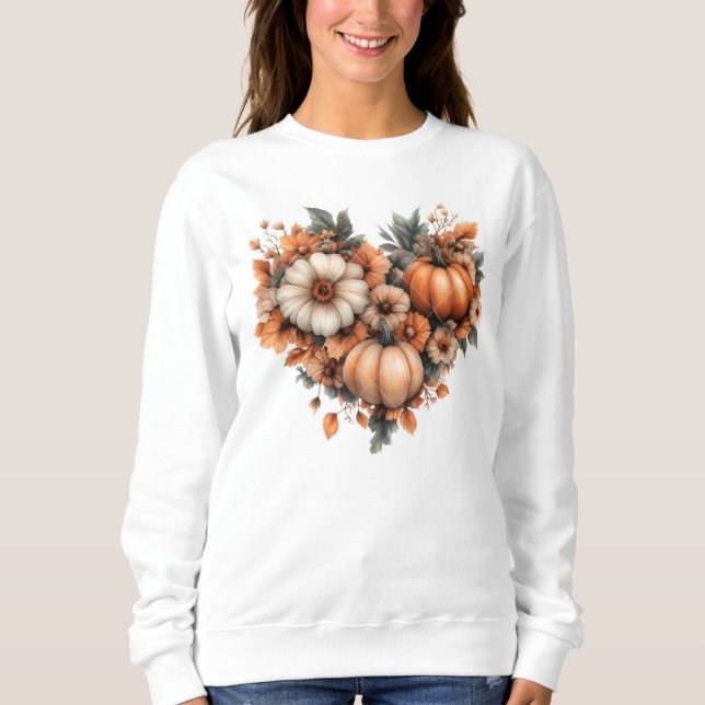 Sudadera Calabaza en abundancia (Anverso)