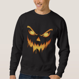 Sudadera Calabaza Espeluznante Cara de Jack O Linterna Hall