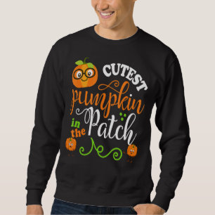 Sudadera Calabaza más guapa en el parche Halloween Thanksgi