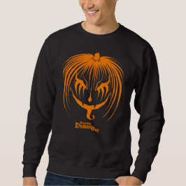 Sudadera Calabaza Naranja Cabeza de Demonio Increíble Hallo