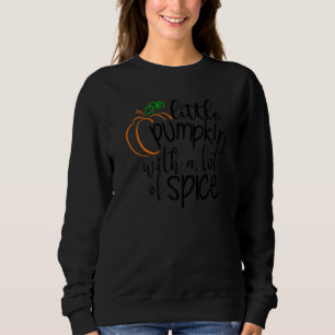 Sudadera Calabaza Pequeña Con Muchos Niños Especias Gracias