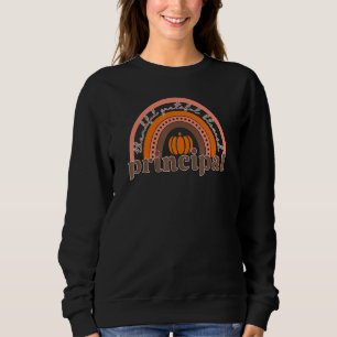 Sudadera Calabaza principal de calabaza arco iris Agradecim