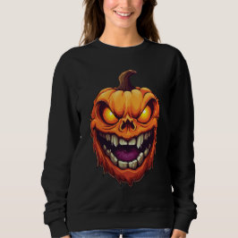 Sudadera Calabaza Sonriente Siniestra