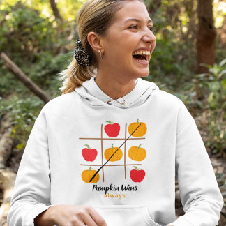 Sudadera Calabaza Tic-Tac-Toe