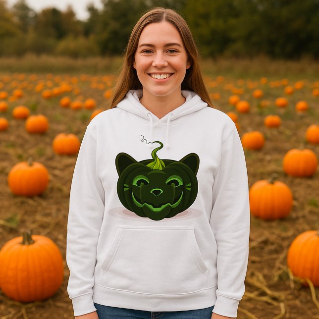 Sudadera Calabaza verde de Halloween (Subido por el creador)