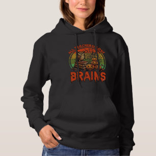 Sudadera Calabazas De Halloween De Búhos Cerebros Aman Todo