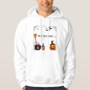 Sudadera calabazas, marco de halloween editable