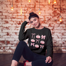 Sudadera Calabazas rosadas de Coquette Halloween