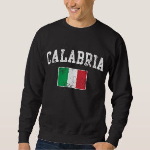 Sudadera Calabria Bandera de Italia Distancias de cosecha i