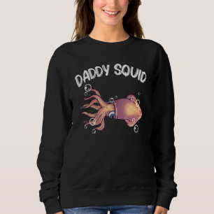 Sudadera Calamar para hombre papá calamar gigante pulpo ten