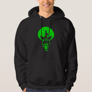 Sudadera Calavera alienígena - Calavera de alienígena Verde