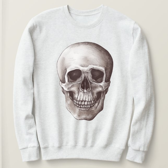 Sudadera Calavera antigua (Anverso del diseño)