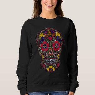 Sudadera Calavera Azúcar Disfraz Perezoso de Halloween Cool