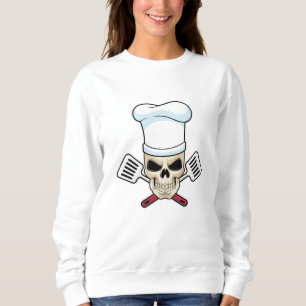 Sudadera Calavera como cocinar con un gorra de cocina