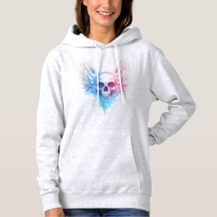 Sudadera Calavera con alas de ángel