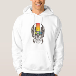 Sudadera Calavera con casco y gafa