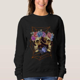 Sudadera Calavera con Rosas