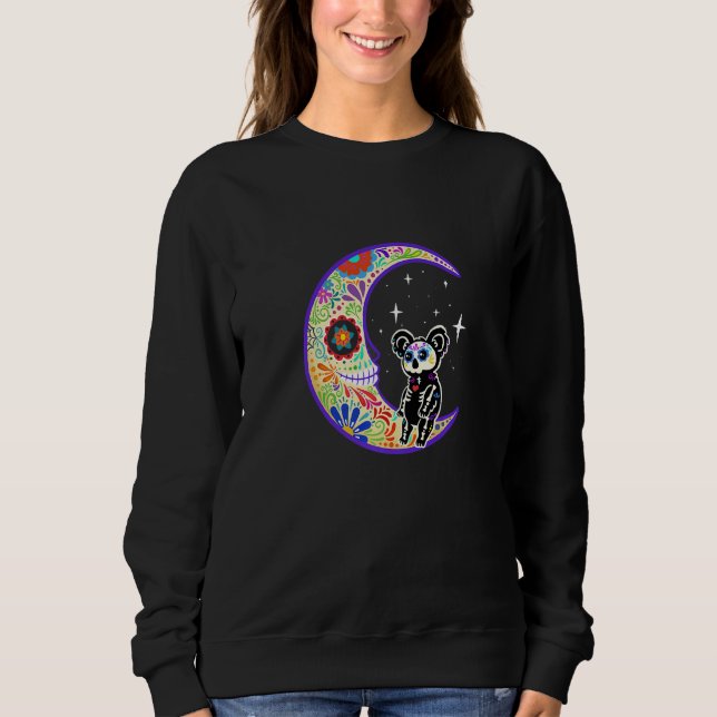 Sudadera Calavera de azúcar en el esqueleto de Coala Dia De (Anverso)