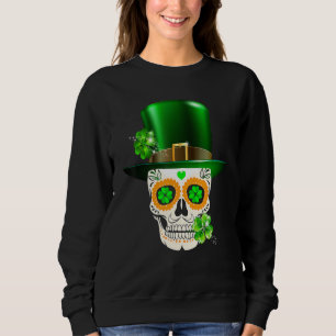 Sudadera Calavera de azúcar en Guay Saint Patrick's Day Sha