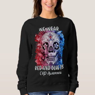 Sudadera Calavera De Azúcar Usamos Conciencia Del Niño Azul