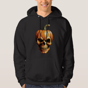 Sudadera Calavera de Calabaza Ardiente para Halloween