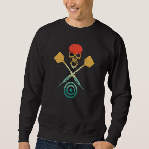 Sudadera Calavera de Dardos Cruzada Dart Bullseye Cross Bon