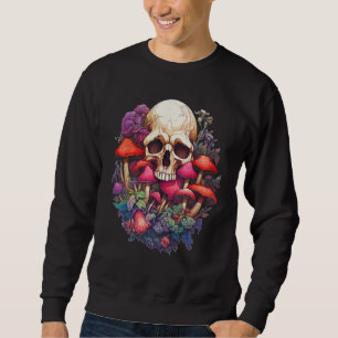 Sudadera Calavera de hongos Cottagecore Arte de Gótico esté