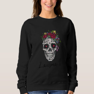 Sudadera Calavera de Lausmadl Bayern Madl Flores Dulces Muj