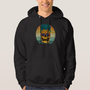 Sudadera Calavera de piña Souvenirs Hawái Playa Tropical