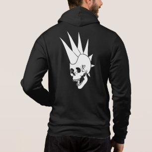 Sudadera Calavera de Punk de personalizable versión 2