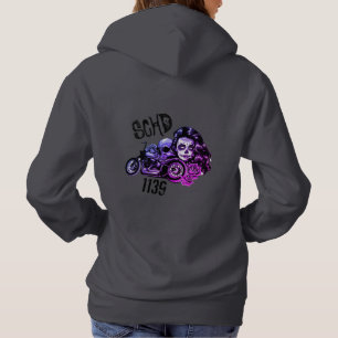 Sudadera Calavera de SCHD morada