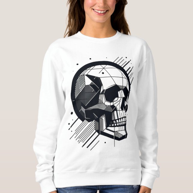Sudadera Calavera en estilos diferentes 05 (Anverso)