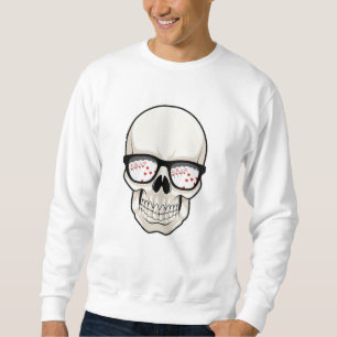 Sudadera Calavera en Poker con gafas de sol
