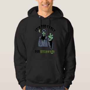 Sudadera Calavera Halloween Nunca Es Demasiado Temprano Par