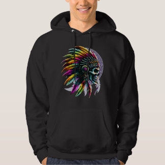 Sudadera Calavera Indio Nativo
