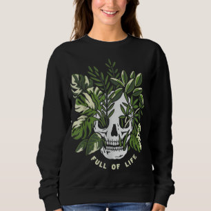 Sudadera Calavera llena de vidas Jardín Planta Jardinería L