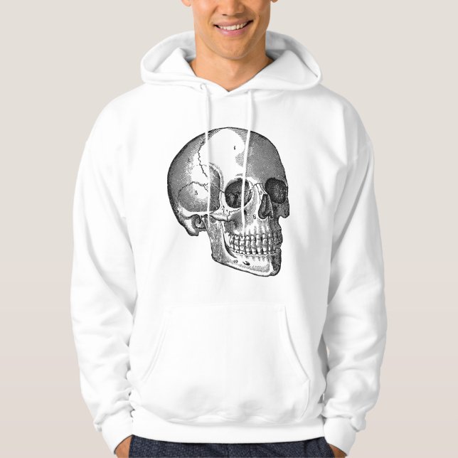 Sudadera Calavera - Negro (Anverso)