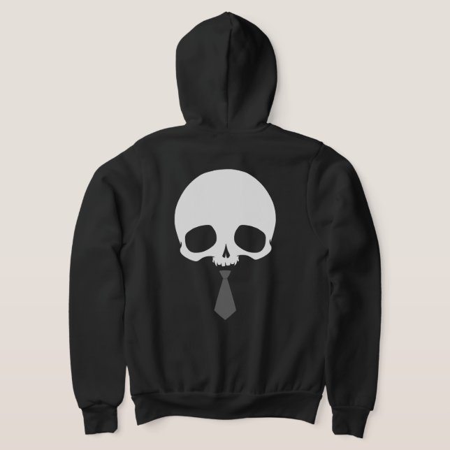 Sudadera Calavera personalizable con corbata (Distribución Reverso )