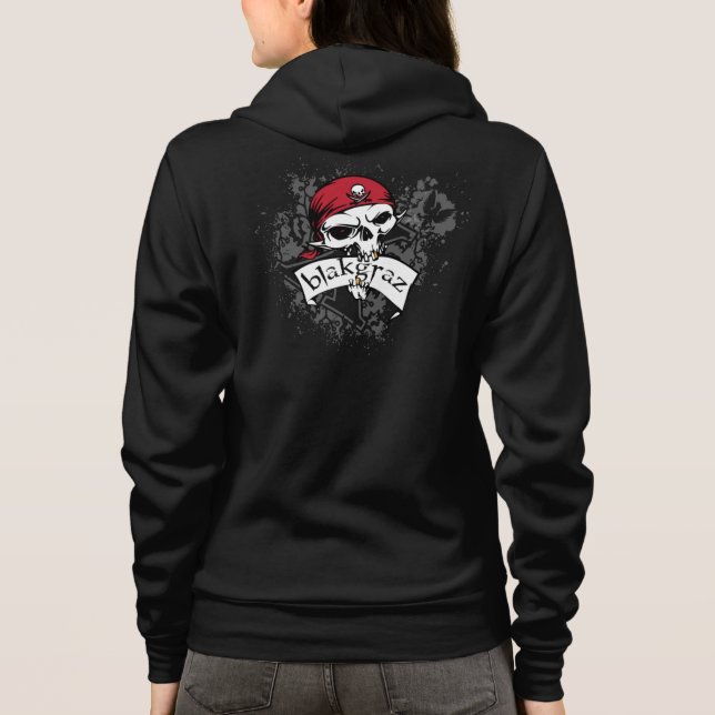 Sudadera Calavera Pirata Blakgraz (Reverso)