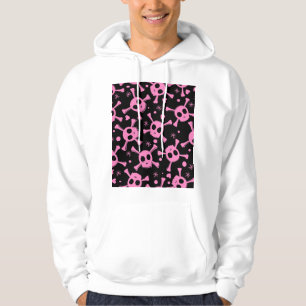 Sudadera Calavera pirata: Patrón de corazones brutales