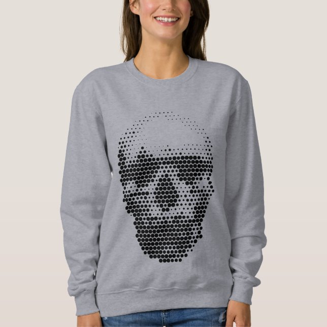 Sudadera Calavera punteada (Anverso)