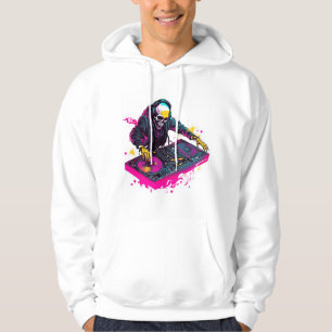 Sudadera Calavera Rave � DJ Esqueleto de la Fiesta EDM