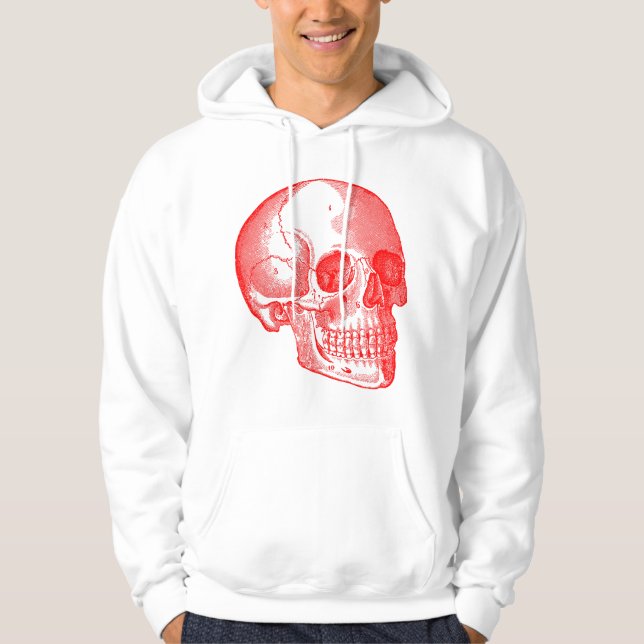 Sudadera Calavera - Rojo (Anverso)