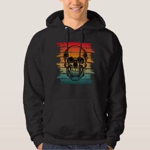 Sudadera Calavera Silueta Retro Vintage