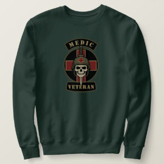 Sudadera Calavera Táctica de Veterano de Médico de Combate