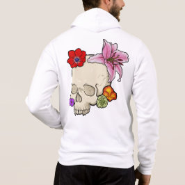 Sudadera Calavera y Flora