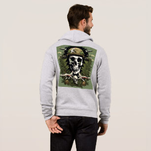 Sudadera Calavera y humo