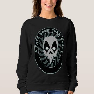 Sudadera Calavera y muerte Un destino peor que la muerte 1