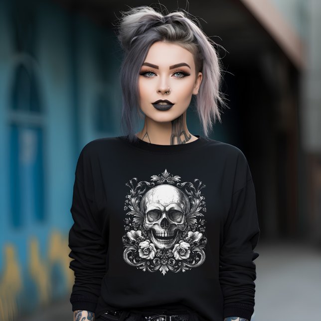 Sudadera Calavera y Rosas (Subido por el creador)